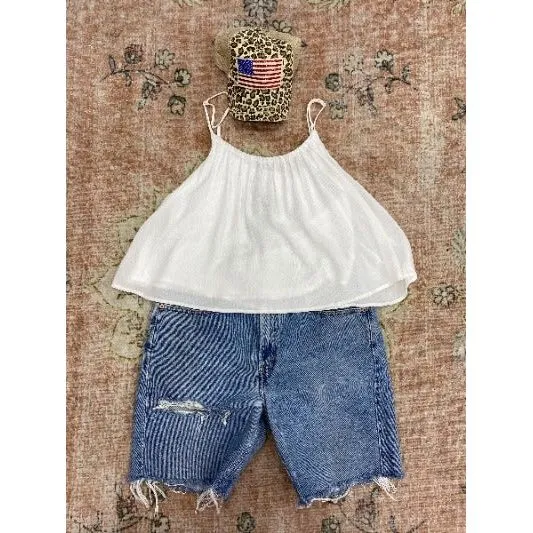 Custom Vintage Denim Shorts