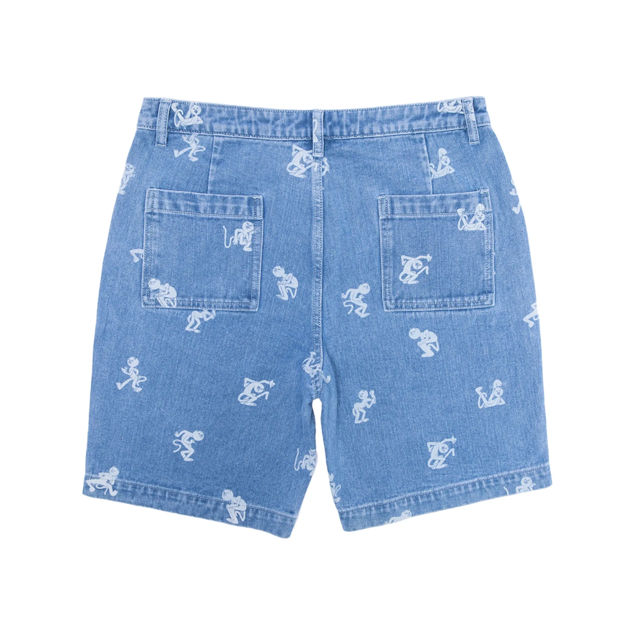 Dance Party Denim Shorts (Medium Wash)