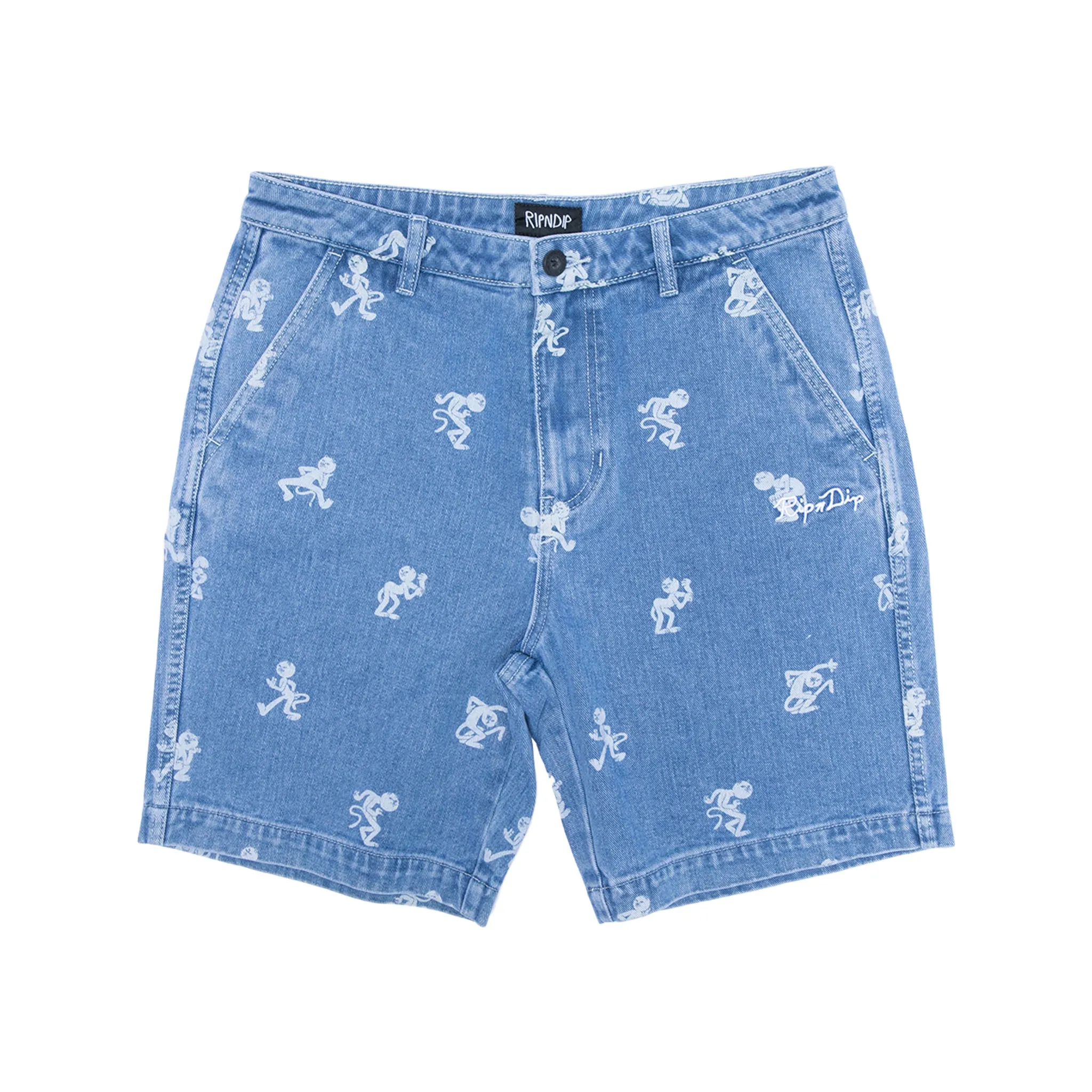 Dance Party Denim Shorts (Medium Wash)