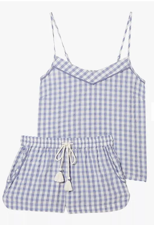 Fat face Short Sleep Set Gingham