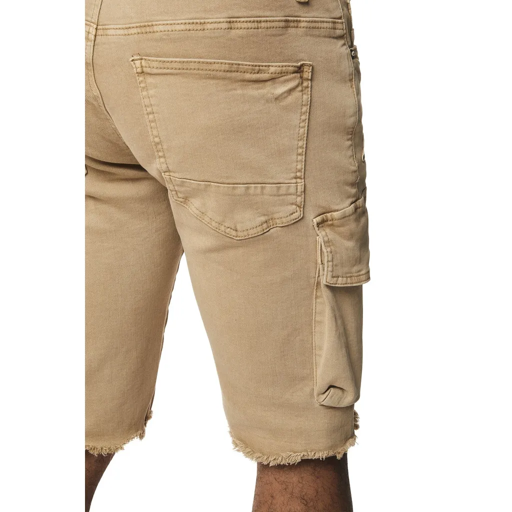 Forest Collection Cargo Twill Shorts - Khaki