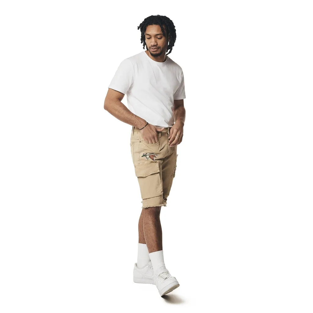 Forest Collection Cargo Twill Shorts - Khaki