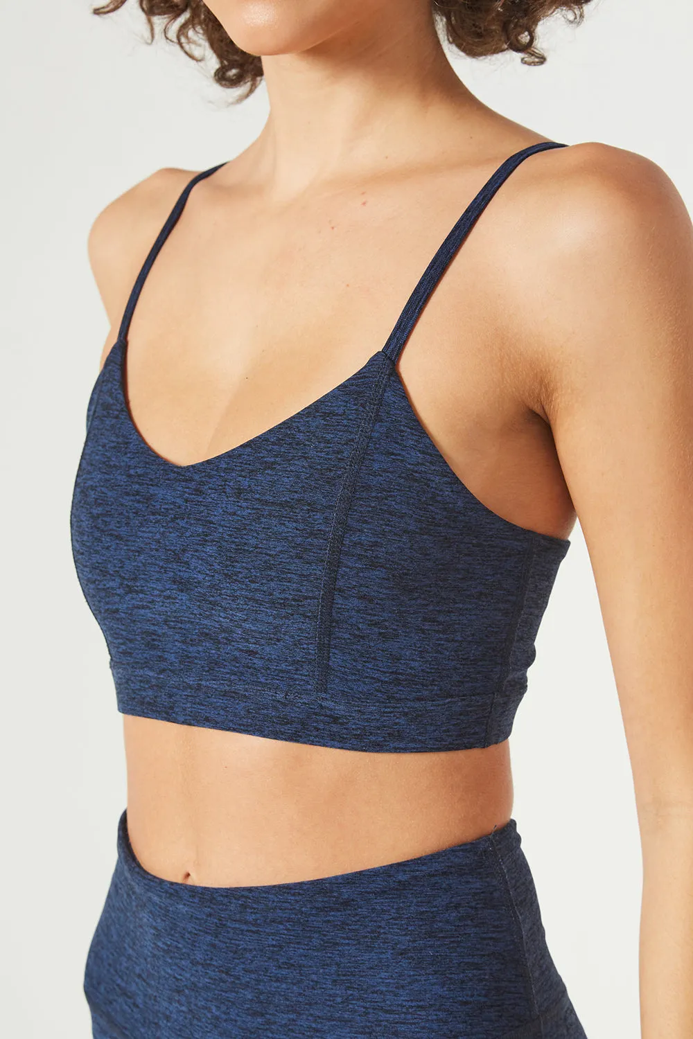 Front Seam Heather Bra