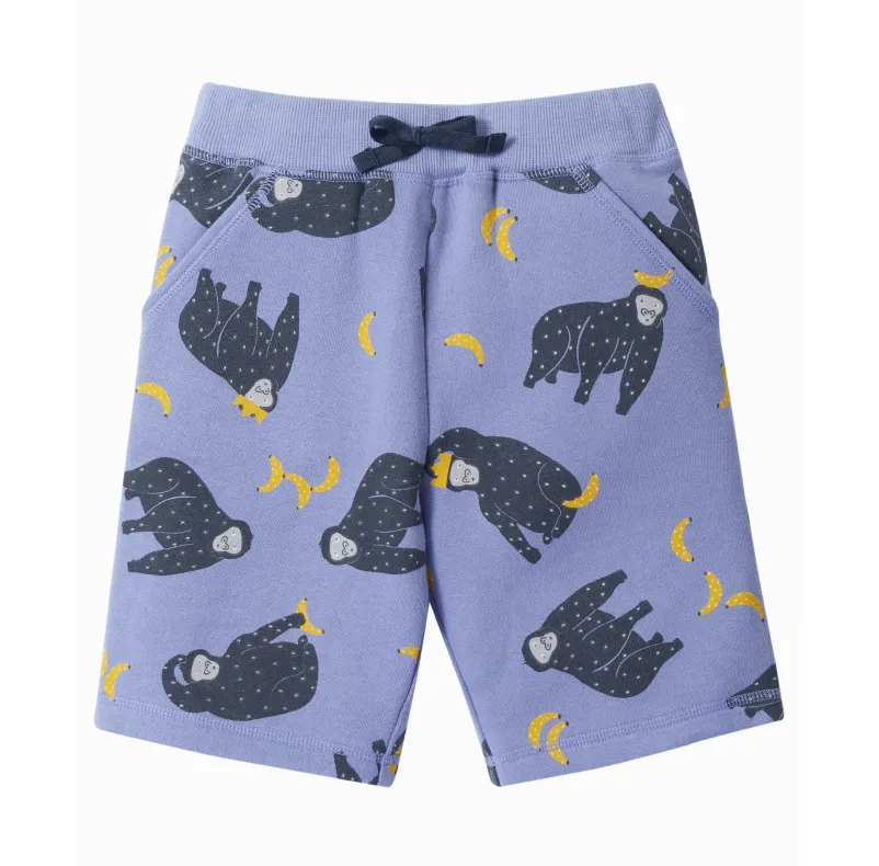 Frugi Switch Samson Printed Shorts - Monkeying Around