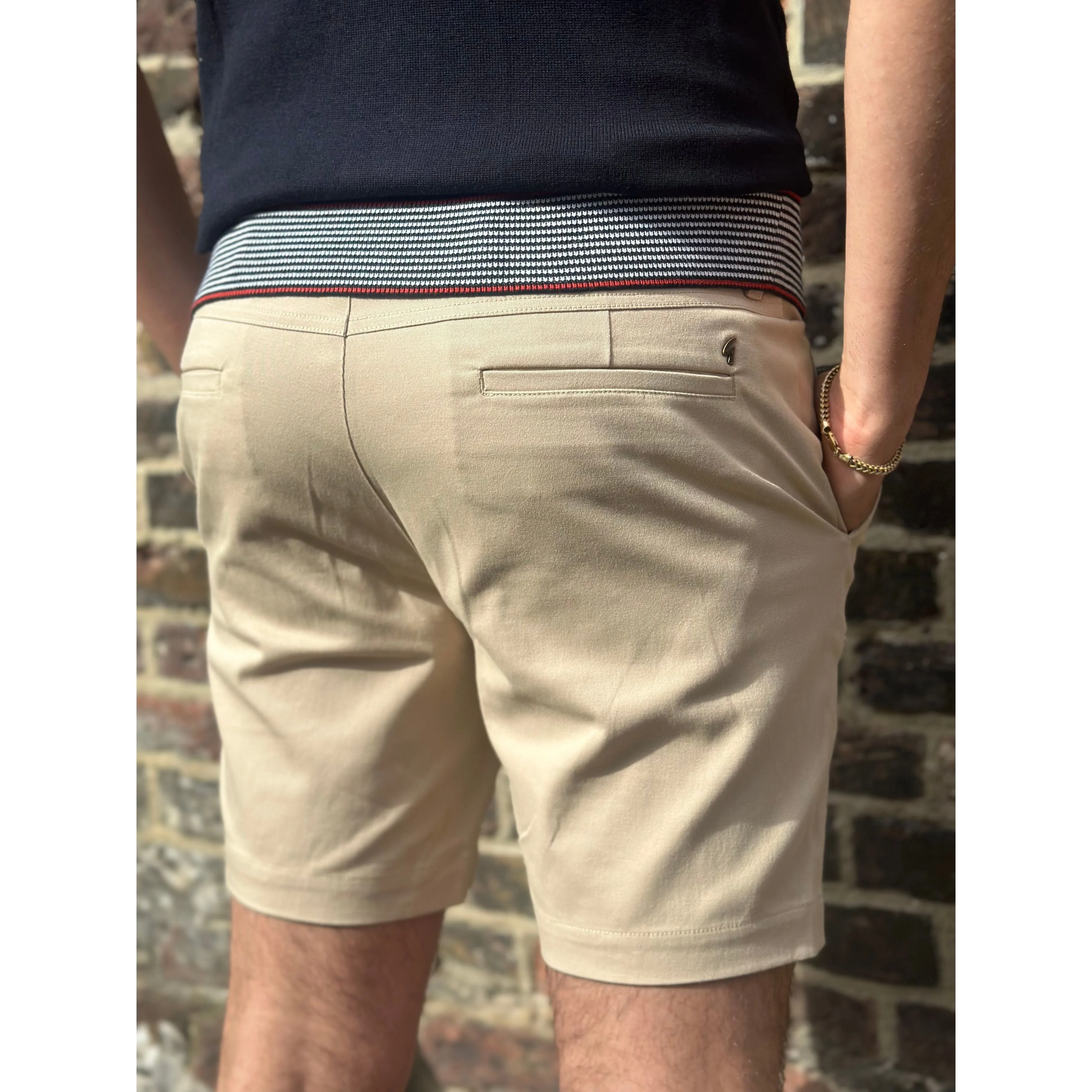 Gabicci - Cooper Cotton Twill Oatmeal - Shorts