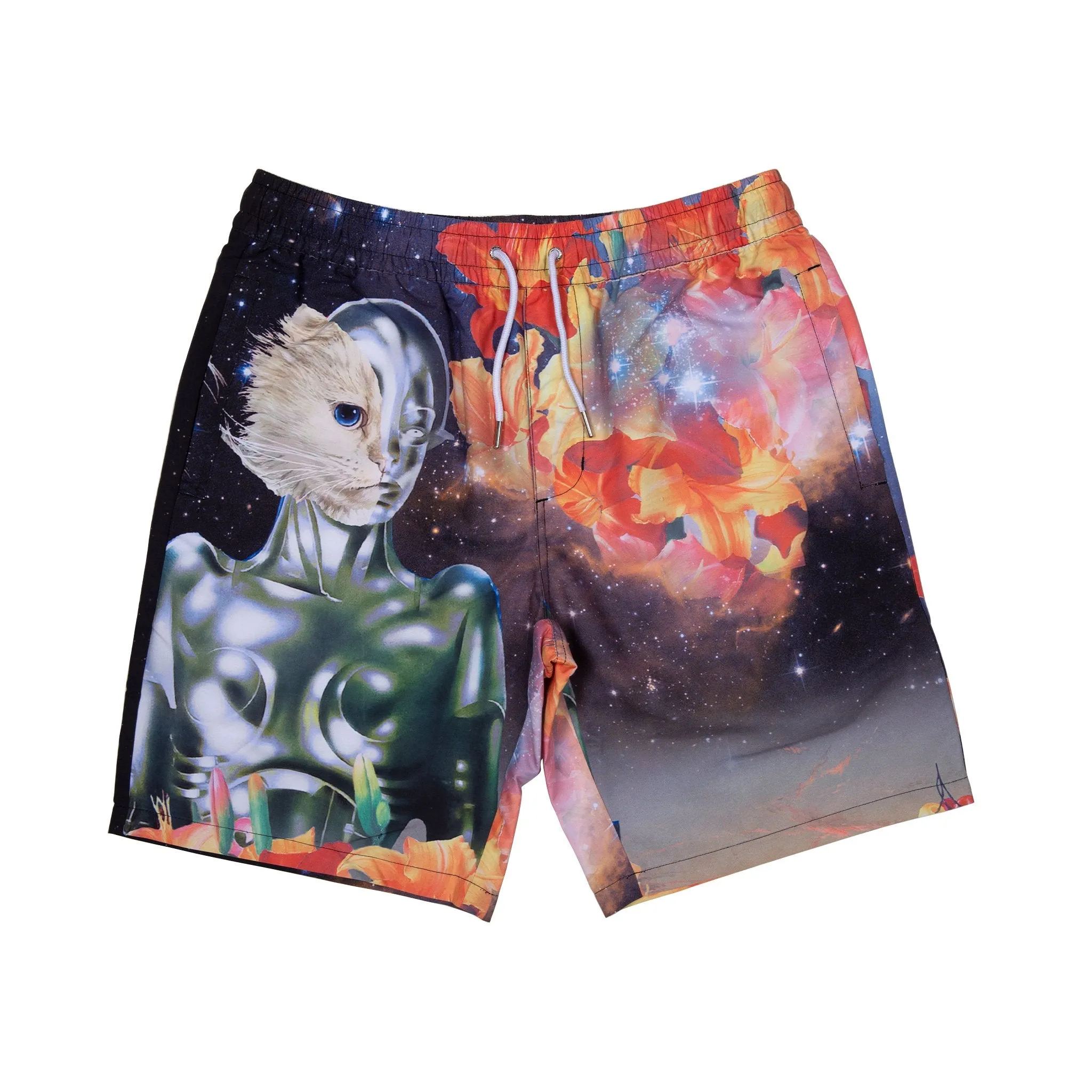 Galactica Swim Shorts (Black)