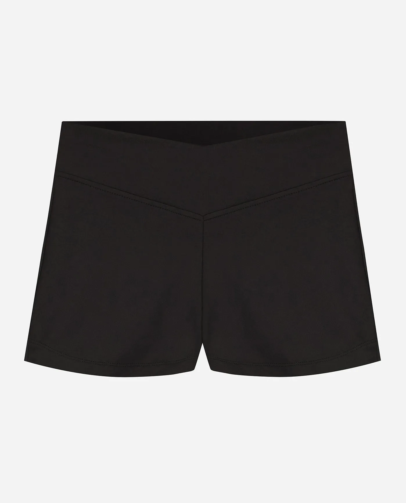 Girls Basic 2 Inch V-Front Dance Shorts