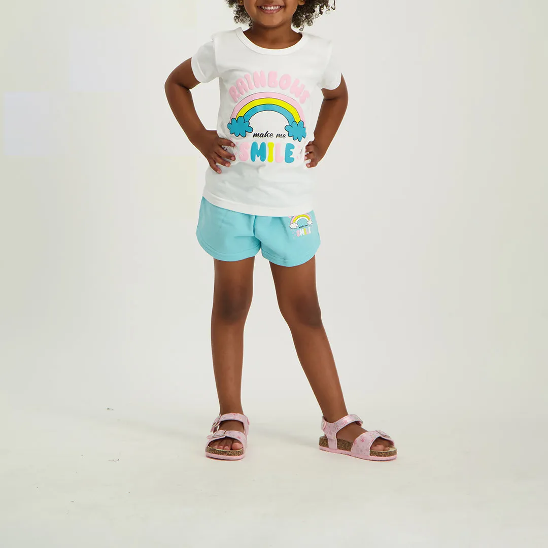 Girls Cotton Fleece Short