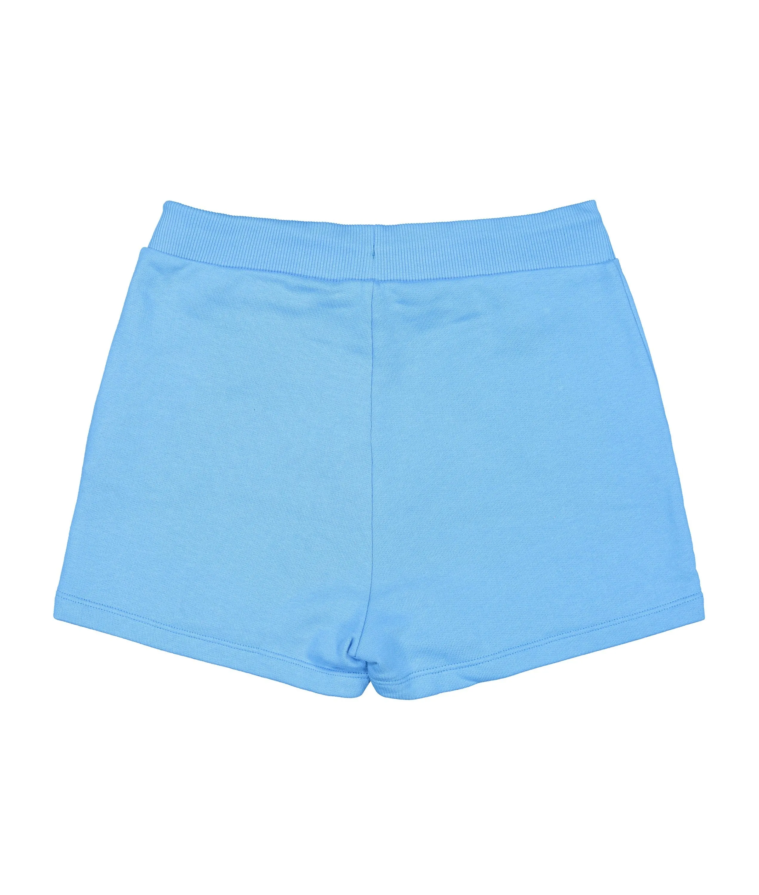 Girls Organic Cotton Varsity Shorts - Blue