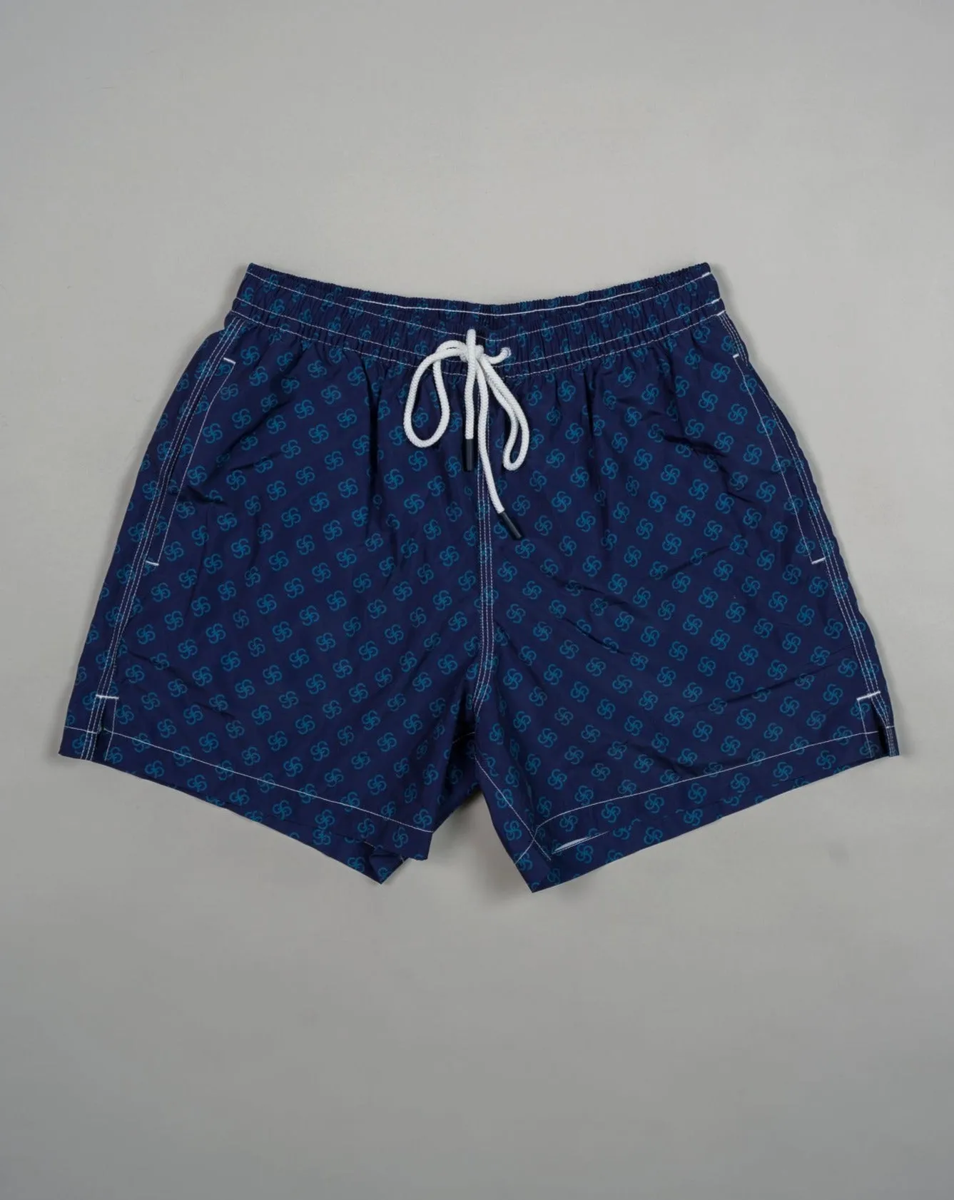 Gran Sasso Logo Swim Shorts / Blue