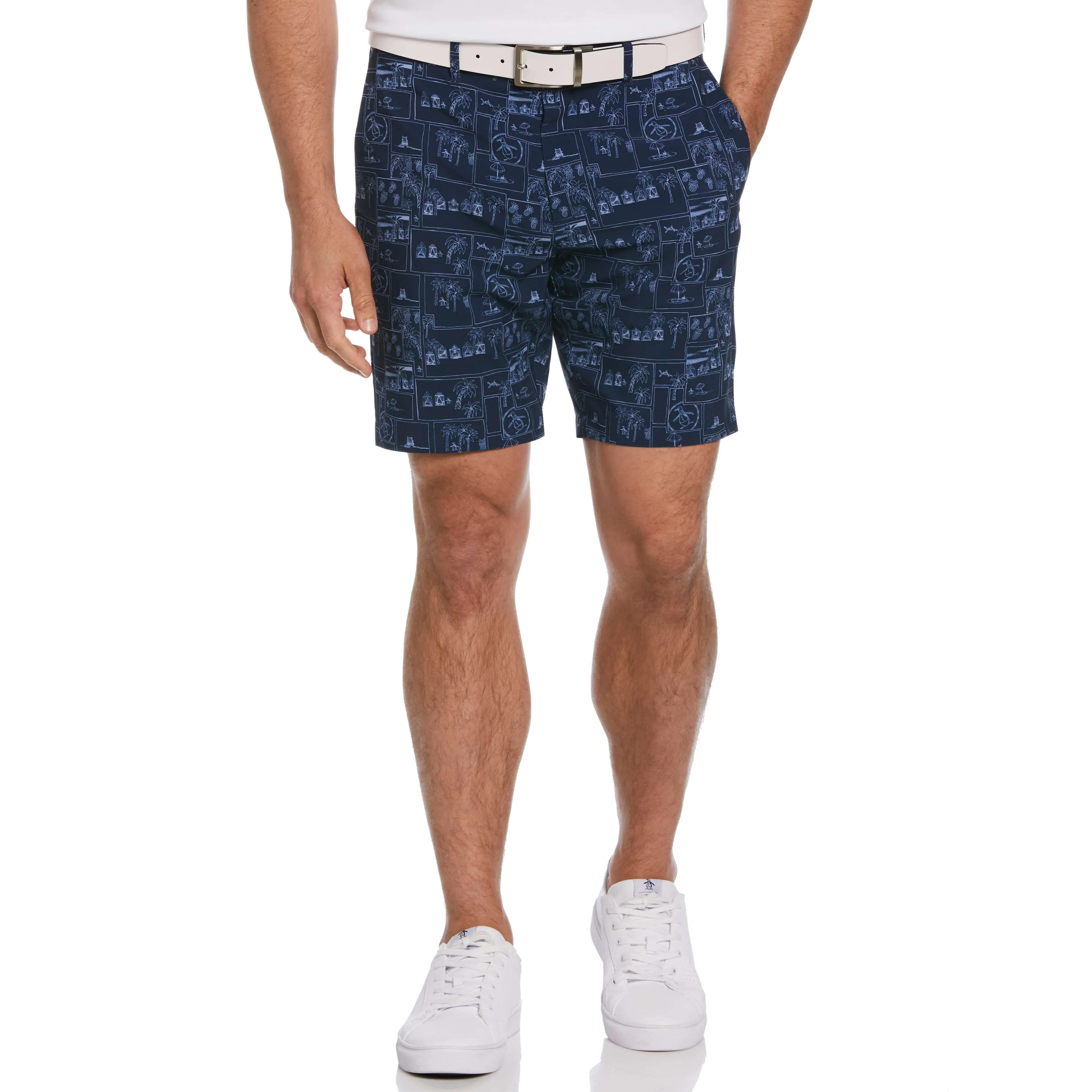 Heritage Beach Club Print Golf Shorts