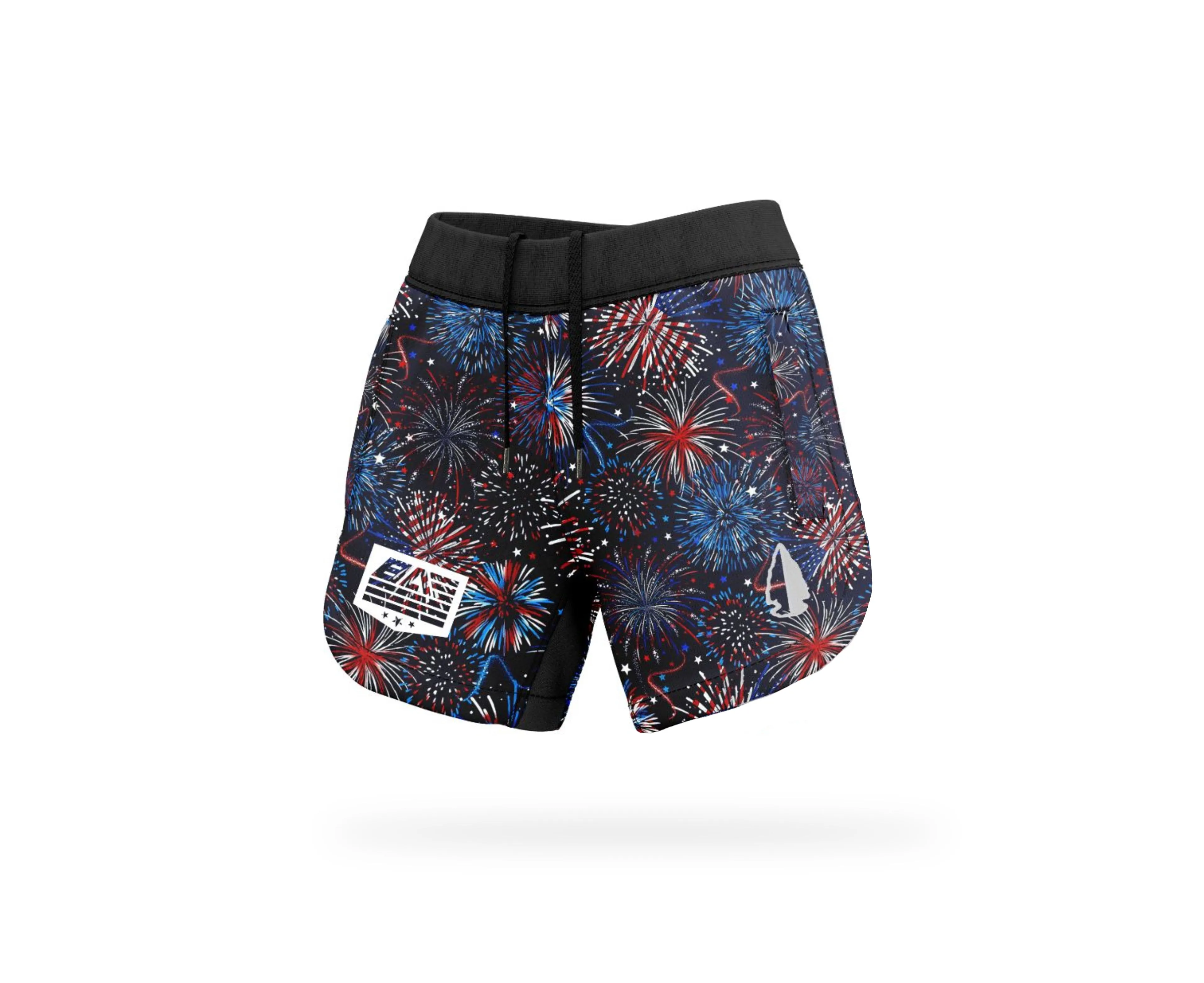 His & Hers Athletic Shorts - Bravo Fireworks