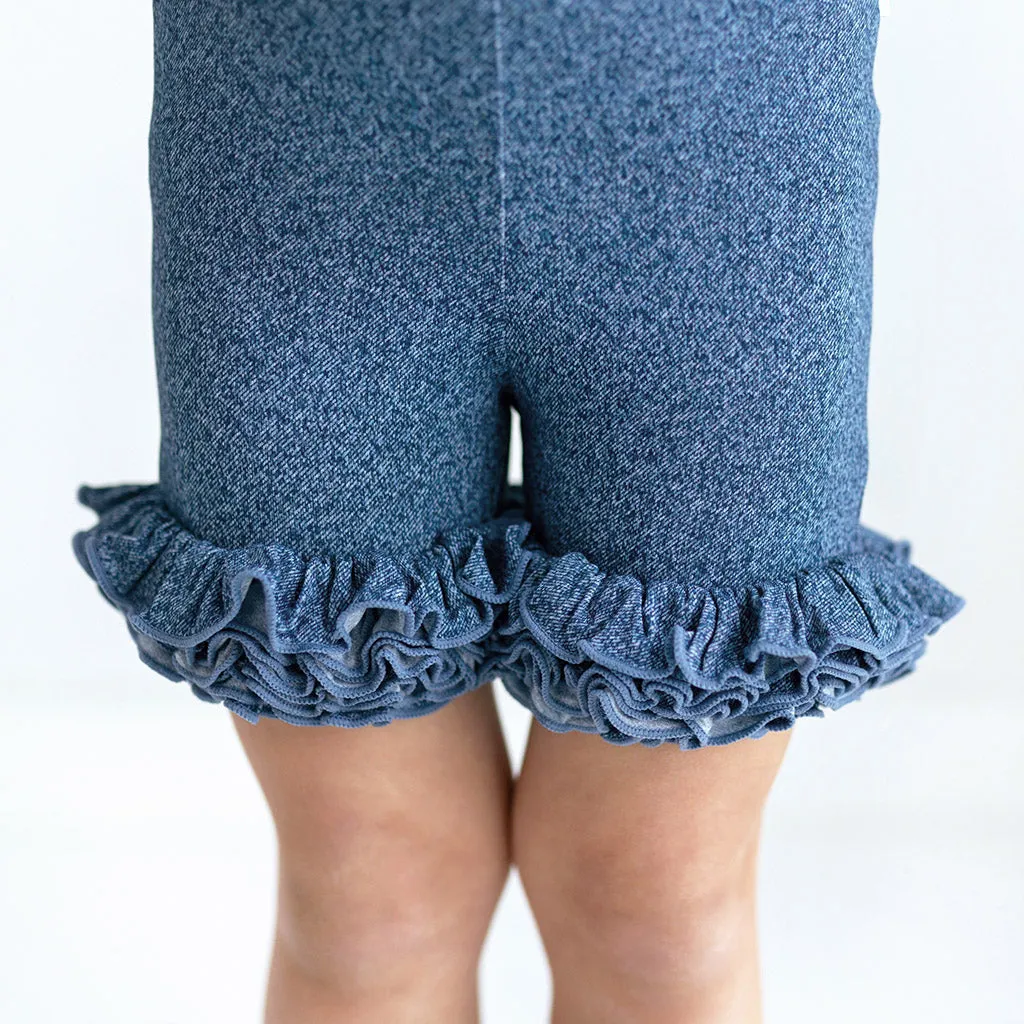 Indigo Denim Cha-Cha Shorts