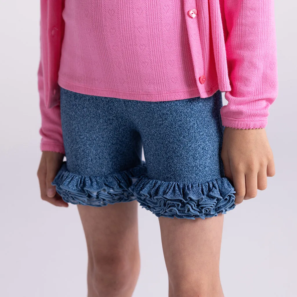 Indigo Denim Cha-Cha Shorts