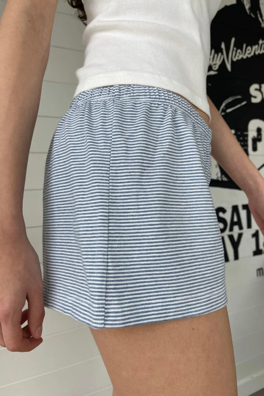 Keira Striped Sweatshorts