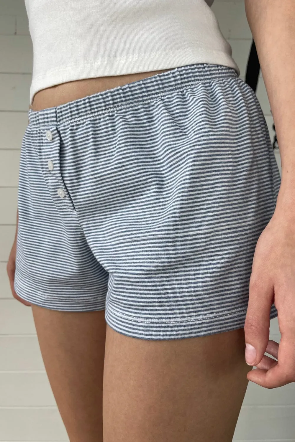 Keira Striped Sweatshorts