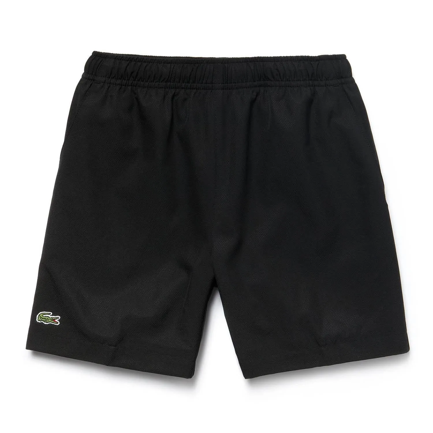 Lacoste Black Tennis Shorts Jersey Lined