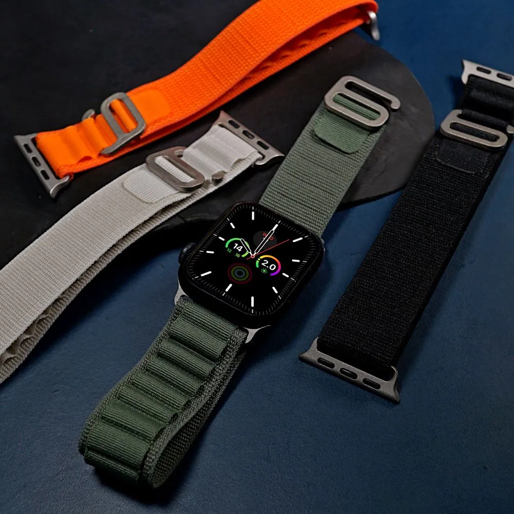 Loop Nylon Strap in Olive (Apple Watch)