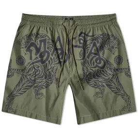 Maharishi Muay Thai Swim Shorts 'Olive'