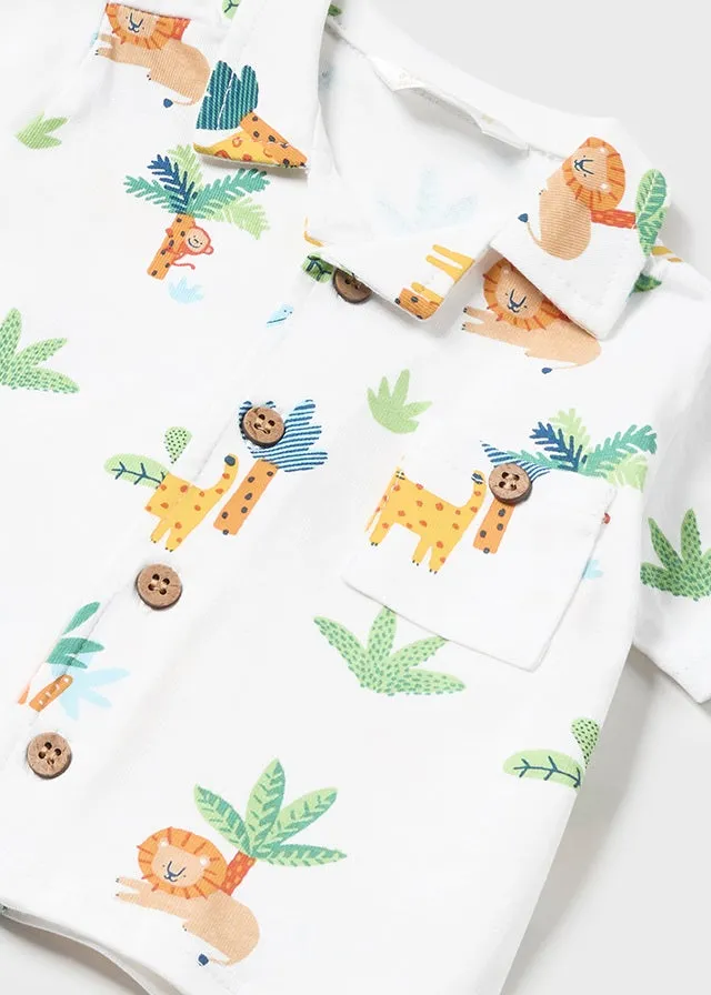 Mayoral Baby Boys Safari Shorts Set