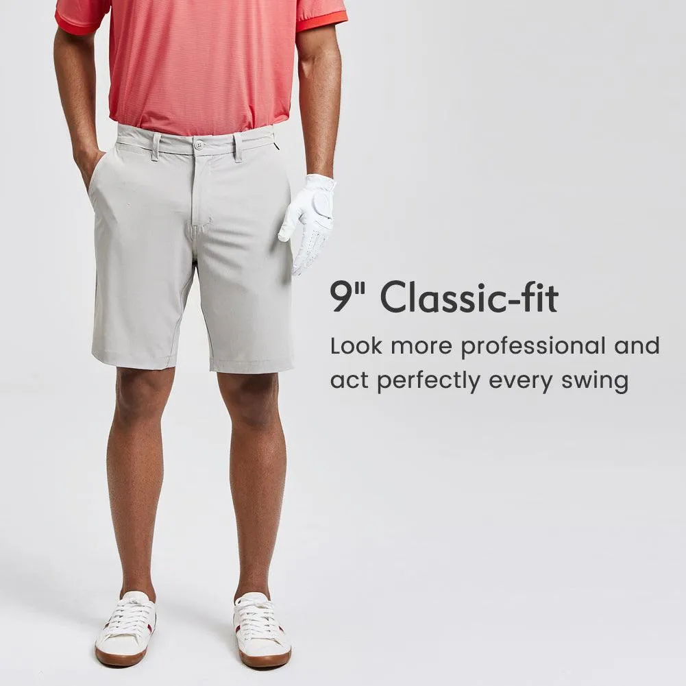 Men's 9 Inseam Slim-fit Golf Shorts