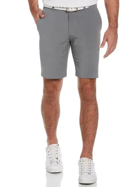 Men's Flat Front Horizontal Textured Golf Short