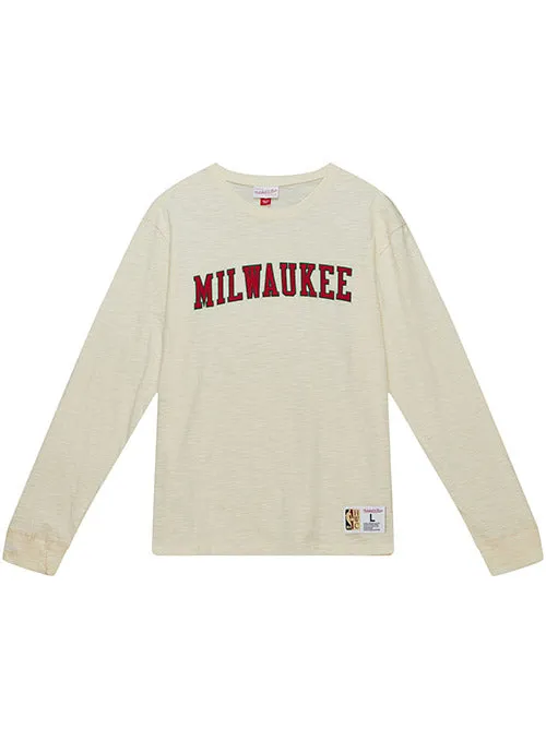 Mitchell & Ness HWC Slub Legendary Milwaukee Bucks Long Sleeve T-Shirt