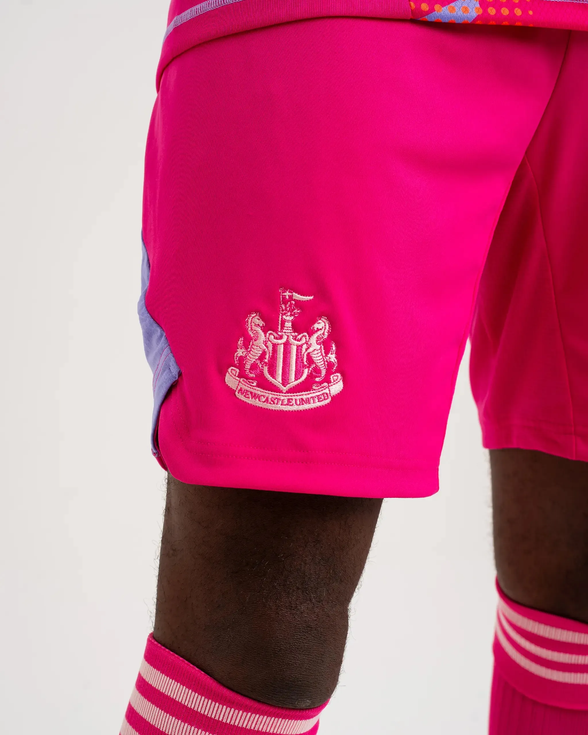 Newcastle United adidas Pink 24/25 Goalkeeper Shorts