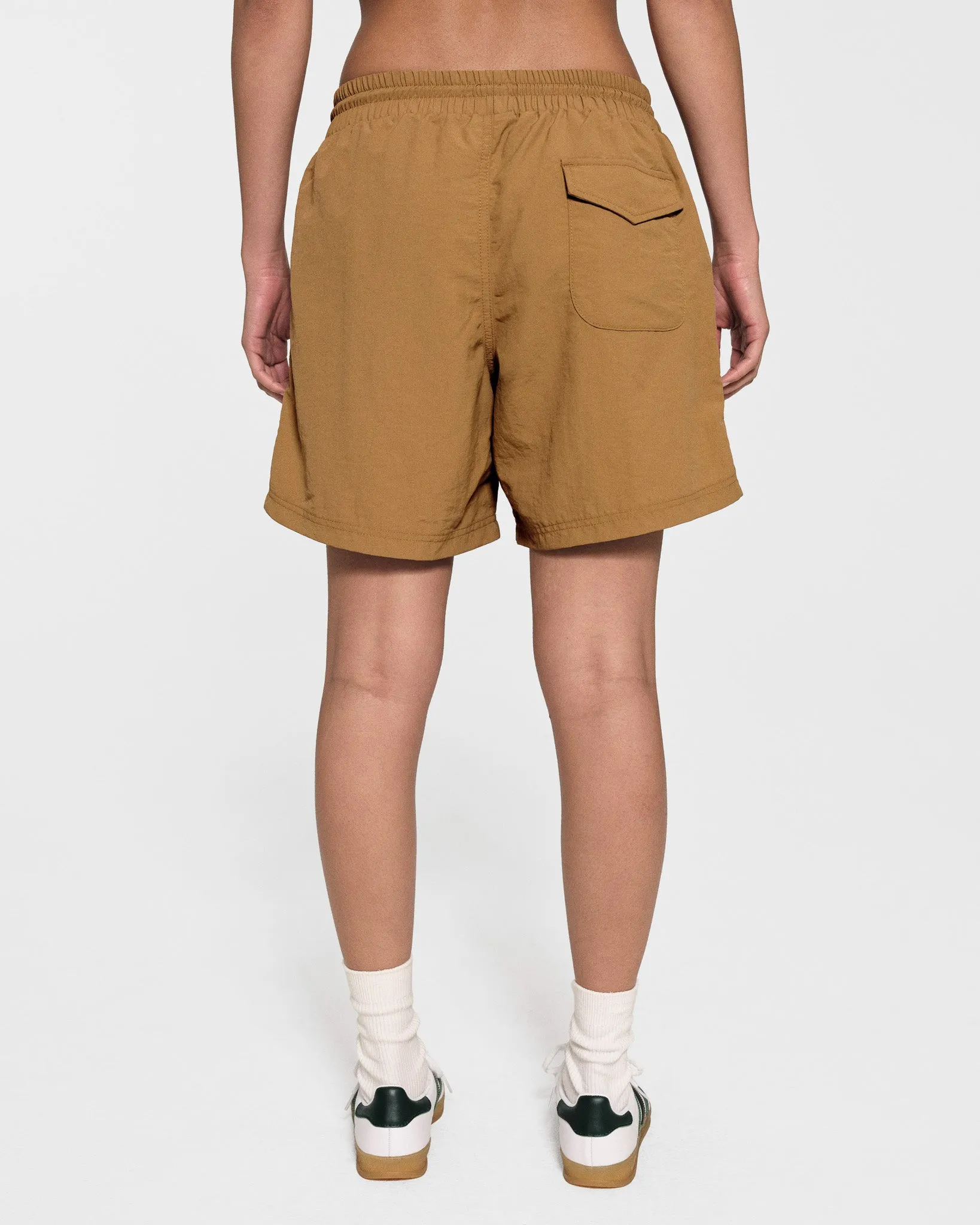 Nylon Championship Shorts (Camel)