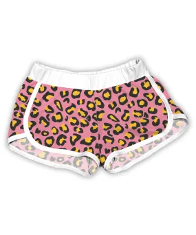 Peach Animal Print Shorts