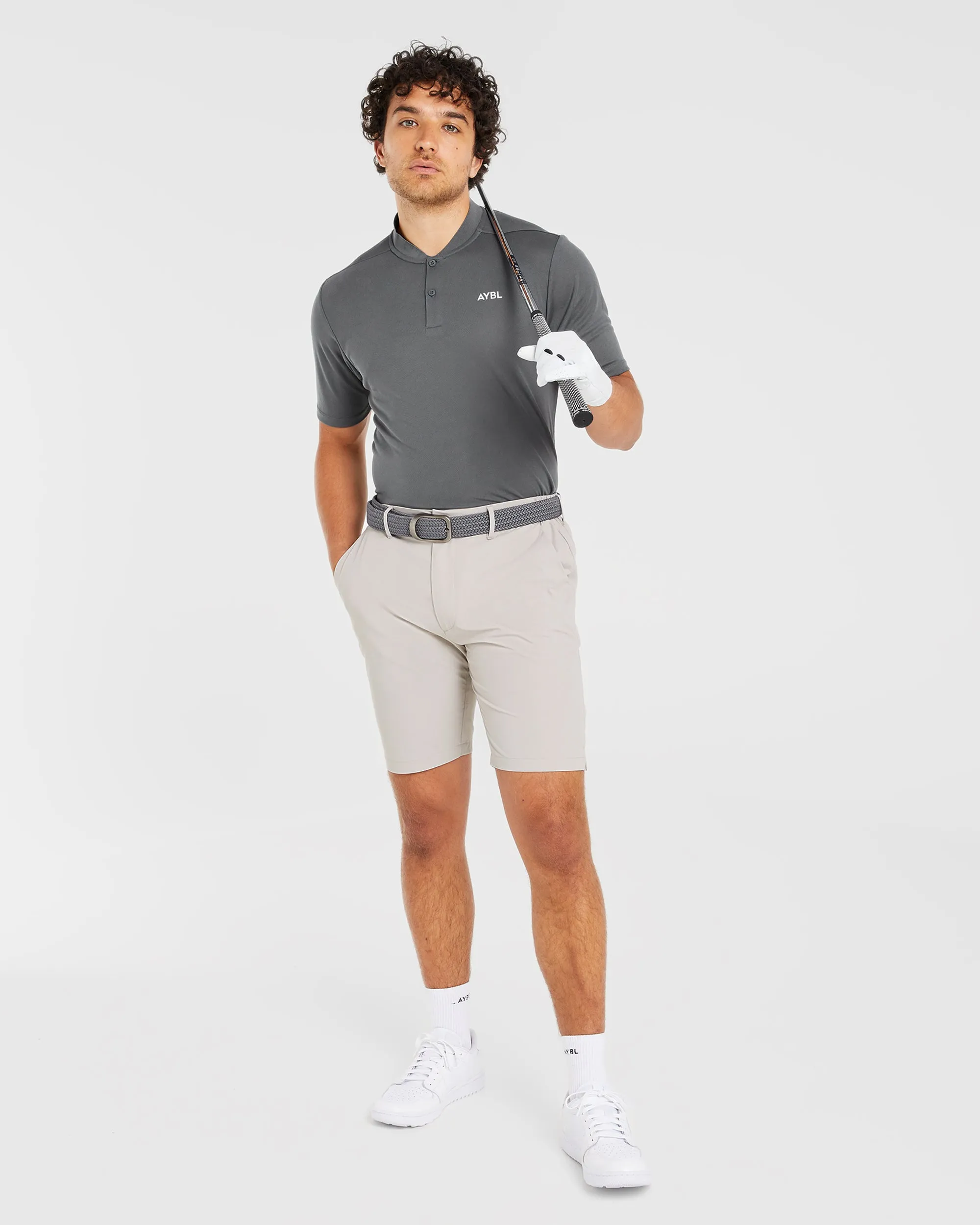 Performance Shorts - Stone Grey