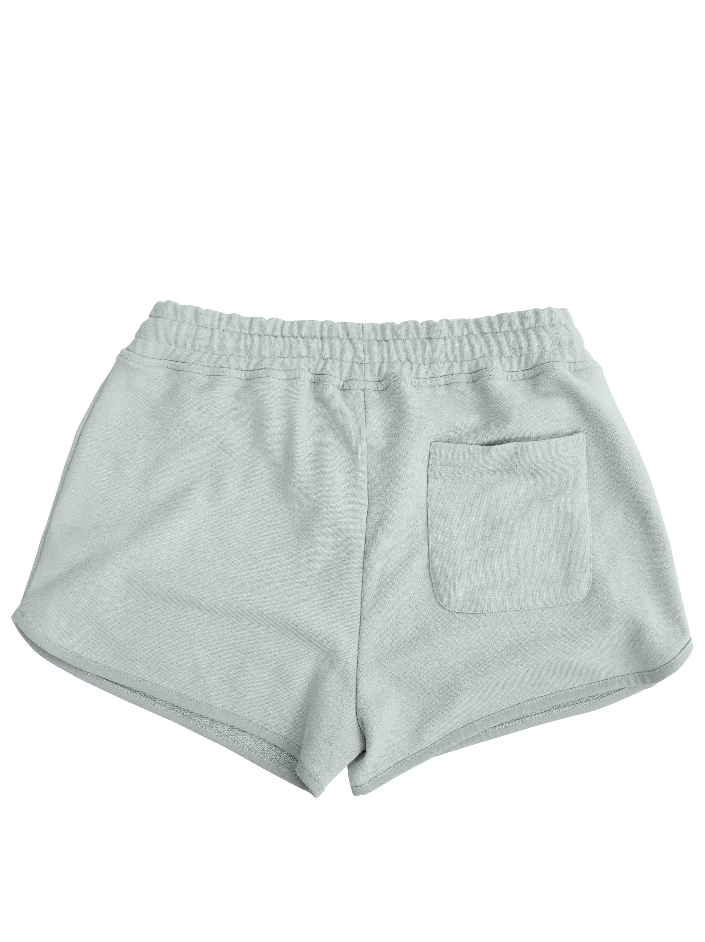 Plant Dyed Women's Organic Cotton Shorts in Olive Green