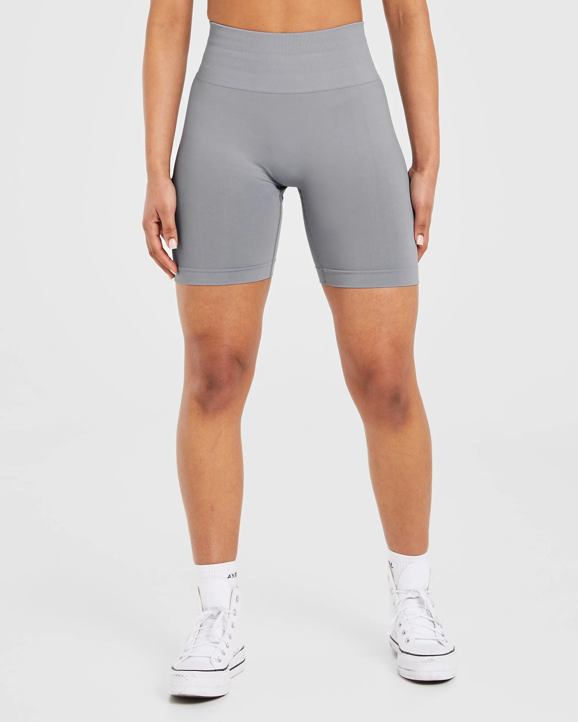 Power Seamless Cycling Shorts - Grey