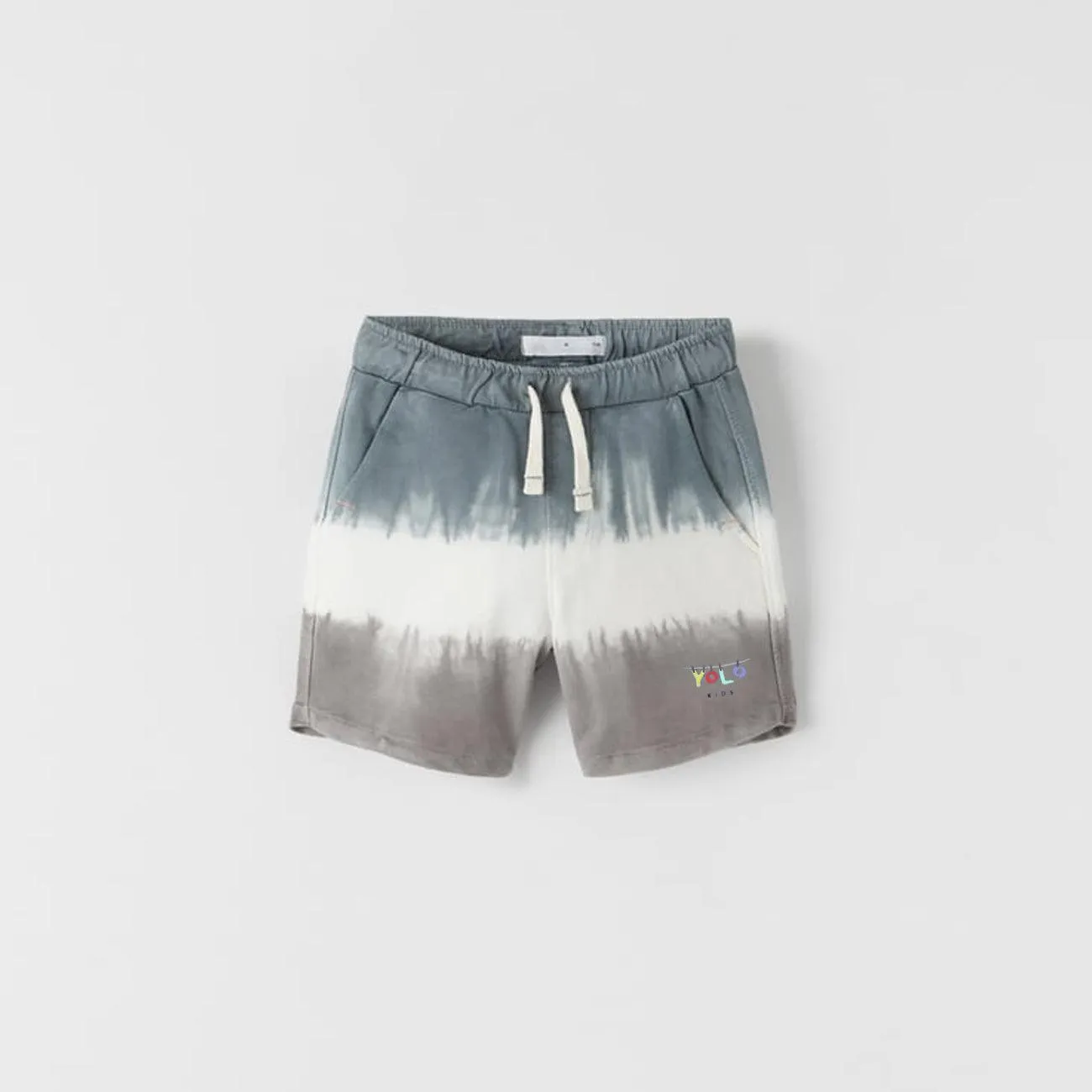 Premium Quality Tie & Dye Soft Cotton Short For Kids (HU-11750)