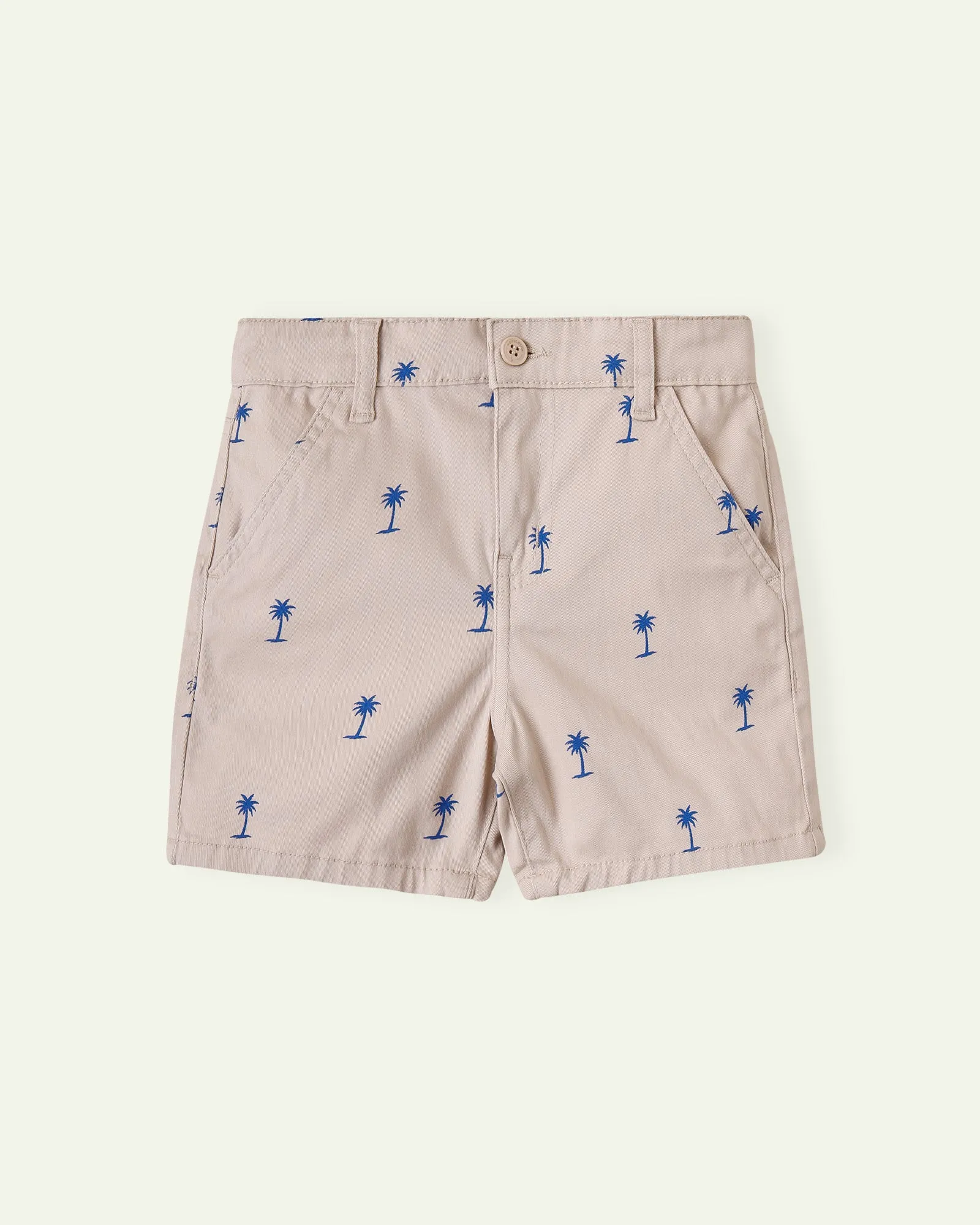 Printed Twill Shorts