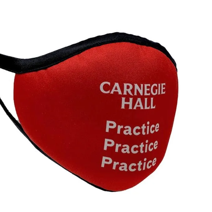 "Practice, Practice, Practice" Polyester Face Mask