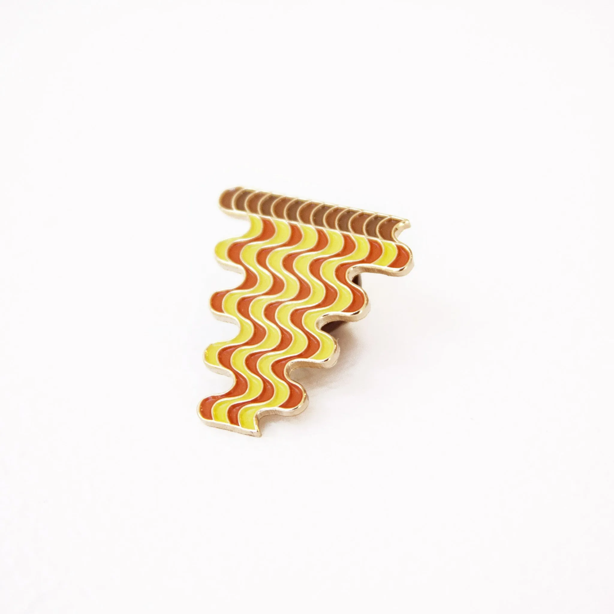 "Wavy Slice" Enamel Pin