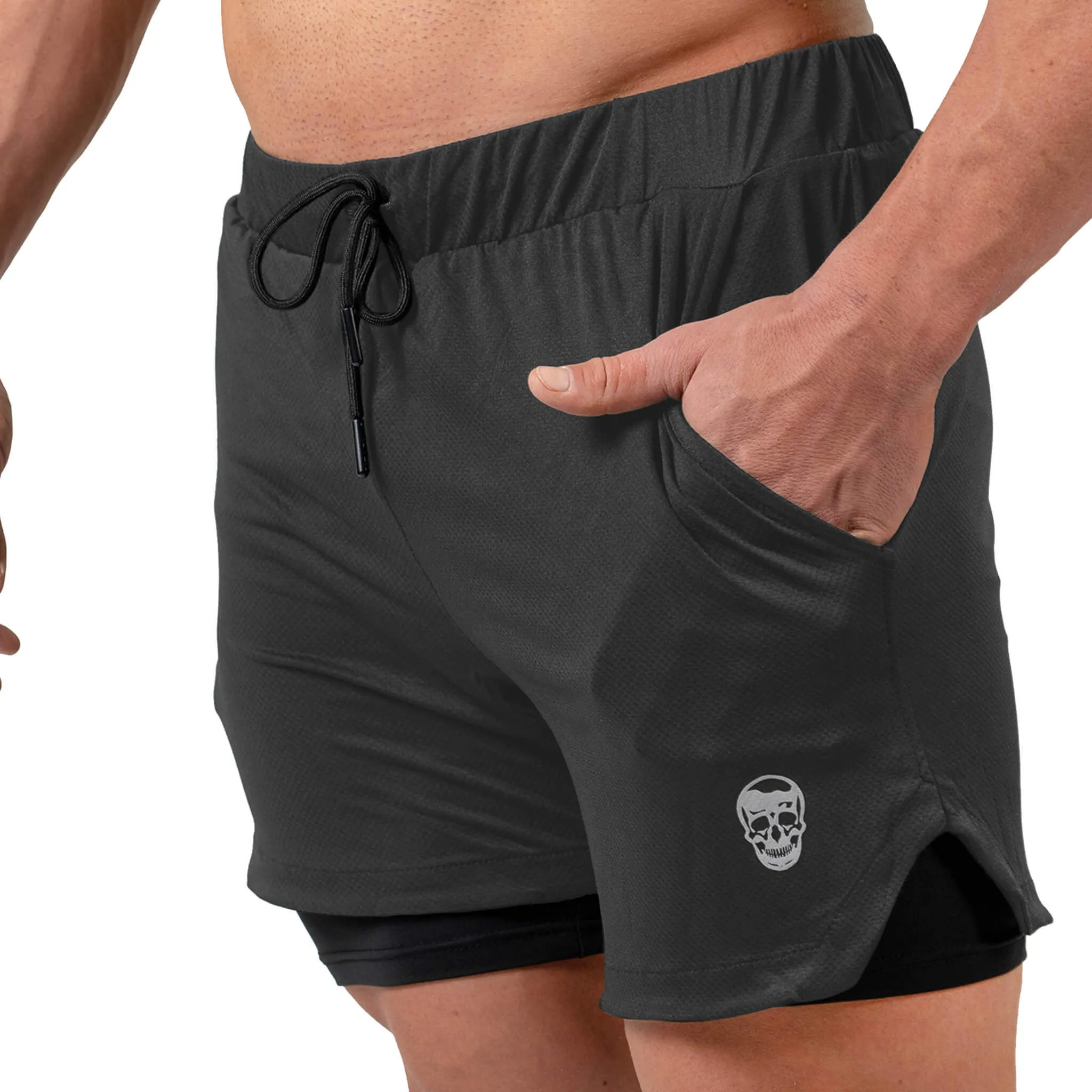 React Training Shorts - Gray