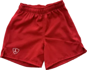 Red Junior Rugby Shorts