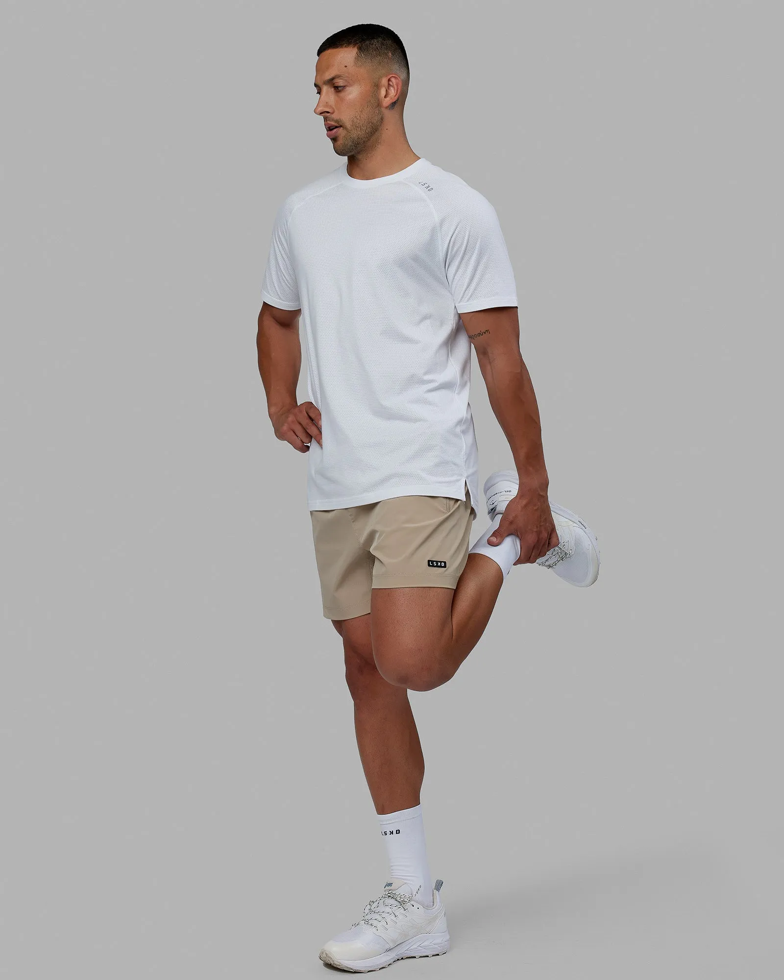 Rep 5" Performance Shorts - Taupe