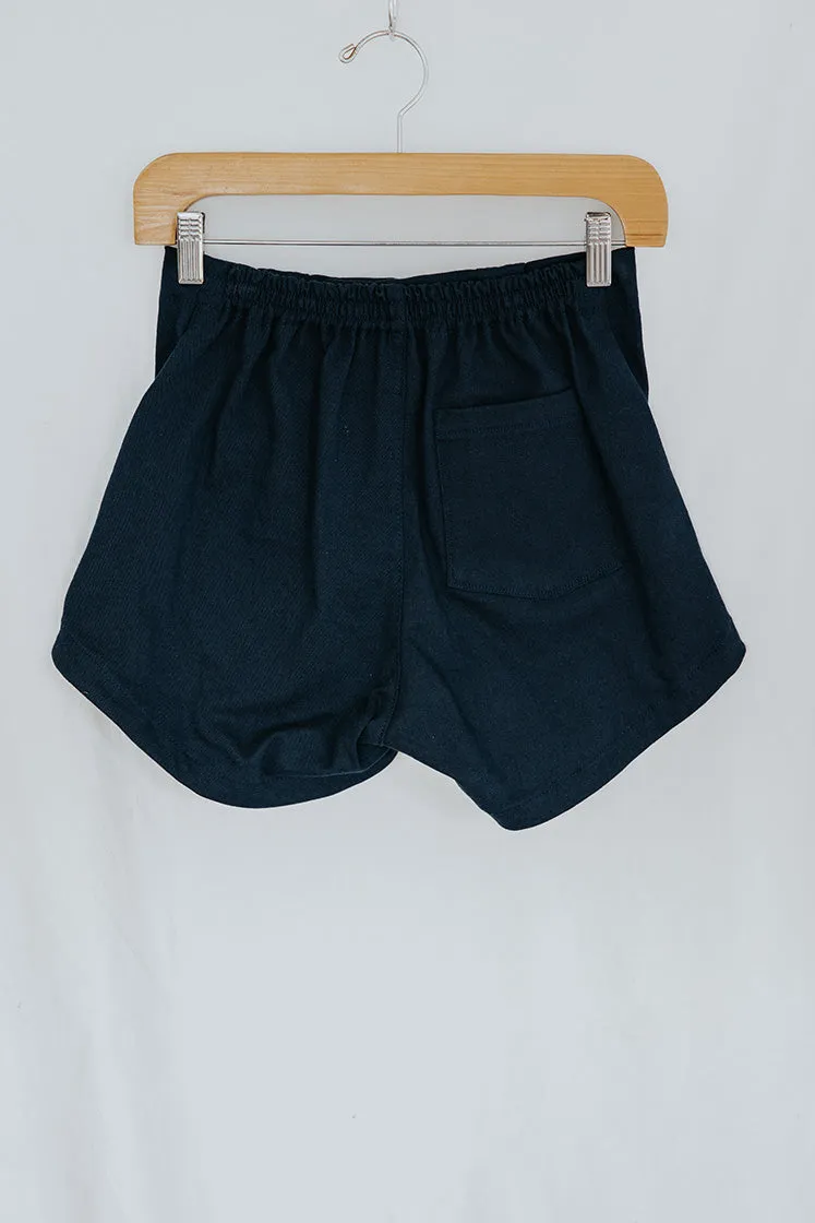 Retro Pocket Shorts - Navy Twill