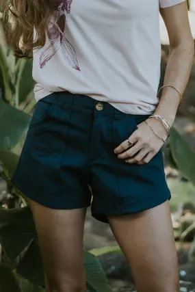 Retro Pocket Shorts - Navy Twill