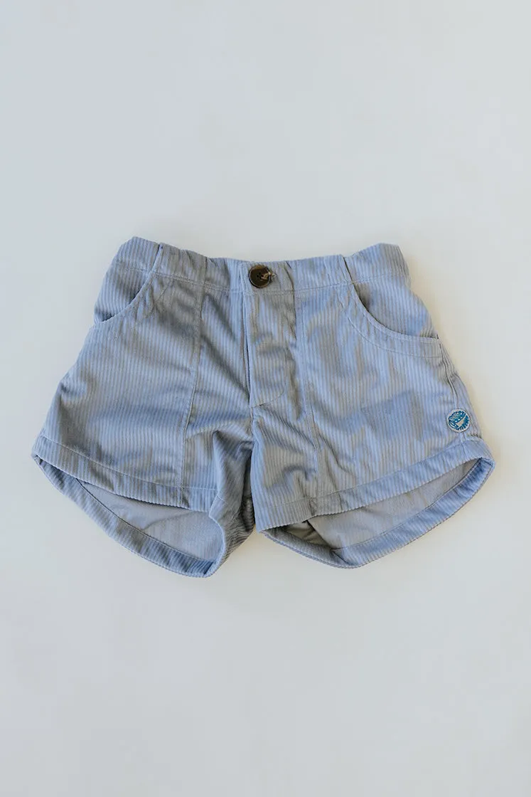 Retro Pocket Shorts - Slate Corduroy