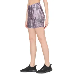 Rider Shorts Purple Tie Dye