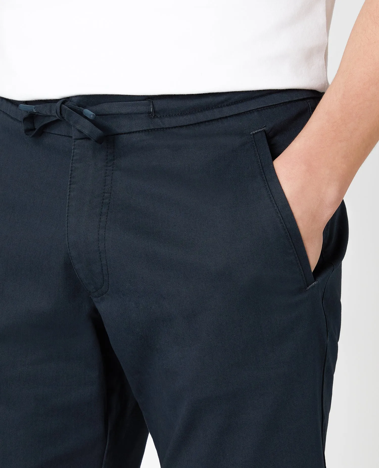 Slim Leg Cotton Stretch Chino Shorts