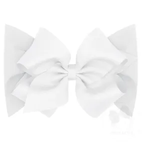 Small King Grosgrain Bow Matching Cotton Jersey Baby Headband