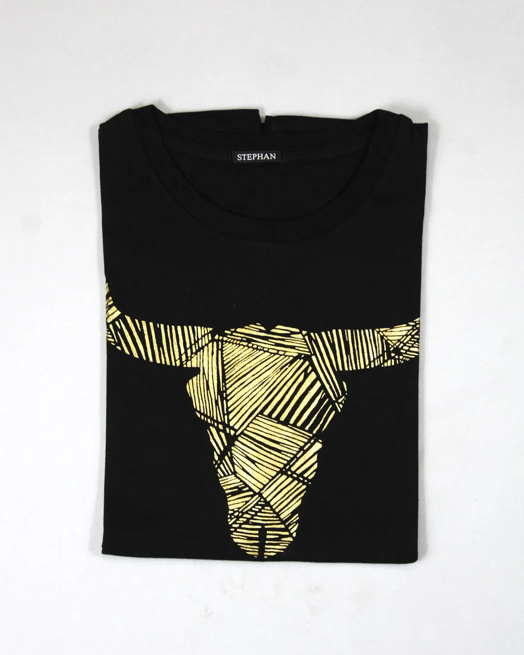 Stephan Nguni Art Black T Shirt