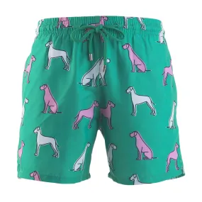 Swim Shorts - Great Danes | Green