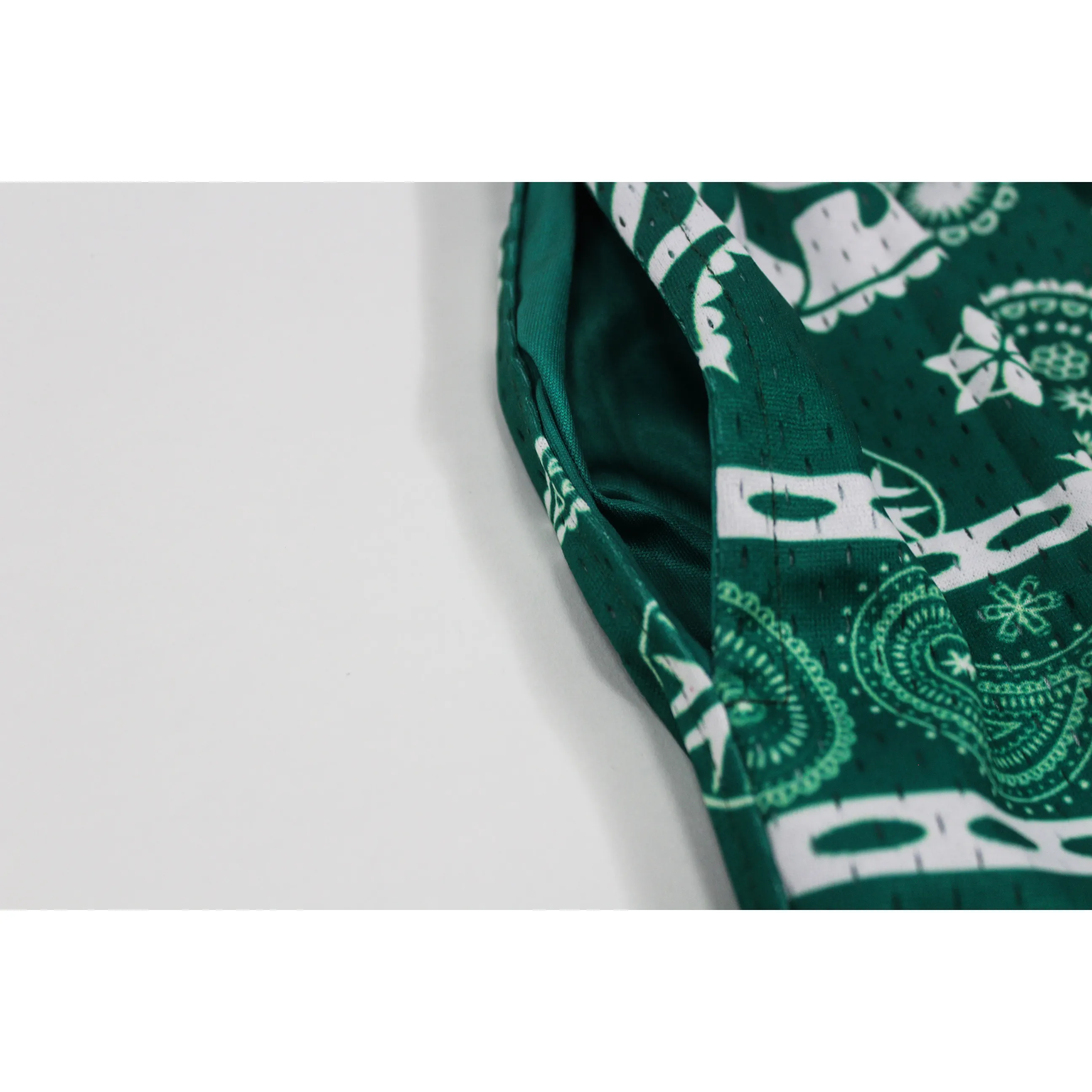 SYC Paisleys Mesh Shorts "Green"