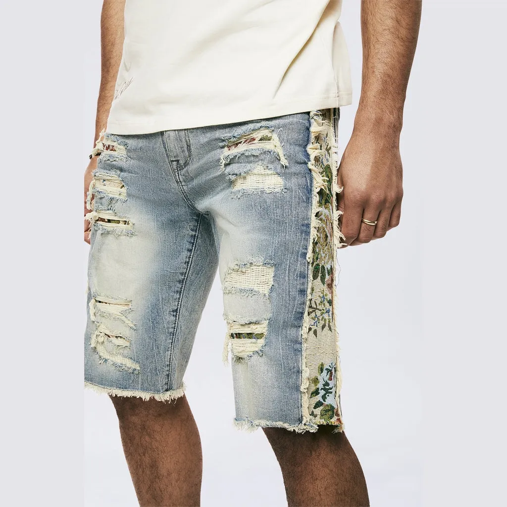 Tapestry Insert Shorts - Gladstone Blue